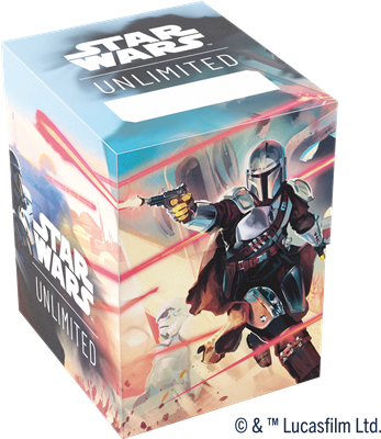 DECK BOX GAMEGENIC : Star Wars Unlimited - Ombres de la Galaxie / Mandalorian