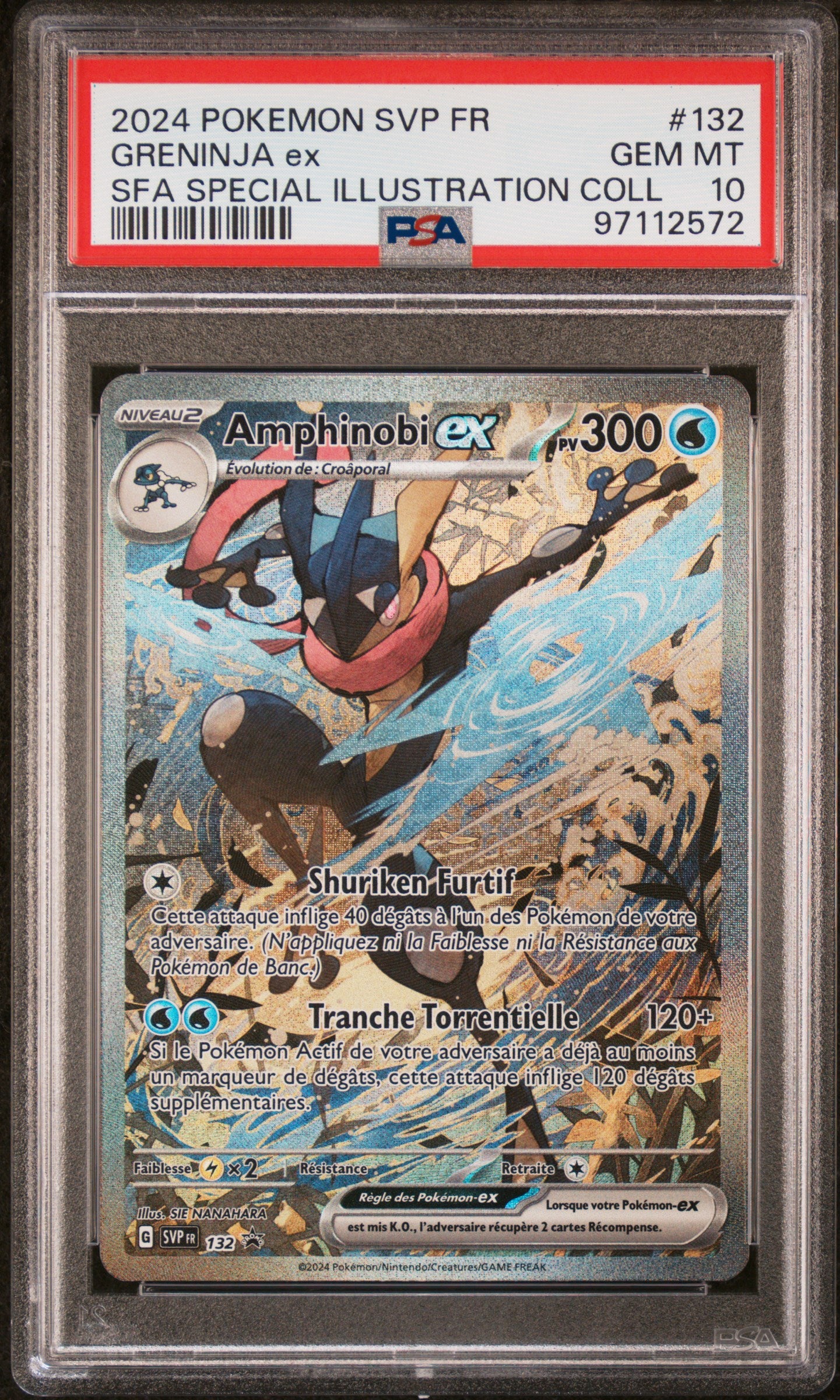 Amphinobi ex - SVP132 - Pokémon - PSA 10