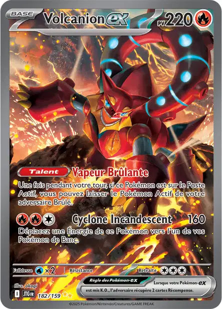 182/159 - Volcanion Ex - EV9 Aventures Ensemble