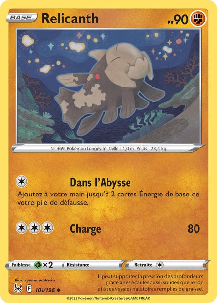 101/196 -Relicanth - EB11 Origine Perdue