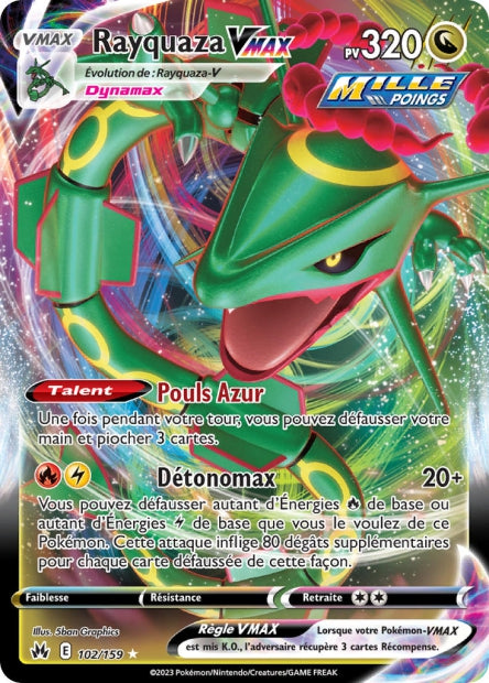 102/159 - Rayquaza-VMAX - EB12.5 Zénith Suprême
