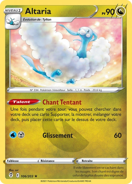 106/203 - Altaria - EB7 Evolution Celeste