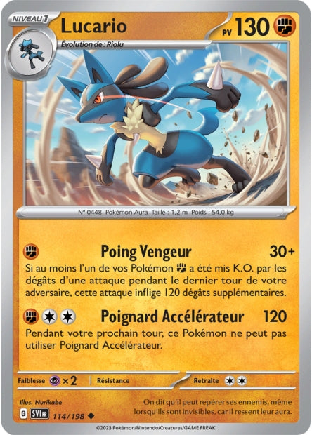 114/198 - Lucario - EV1 Écarlate et Violet