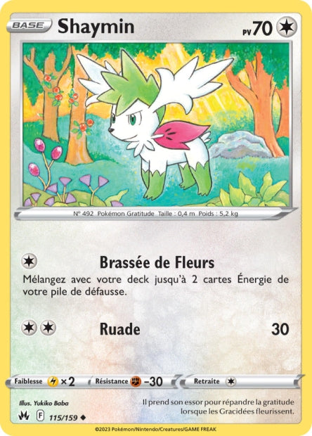 115/159 - Shaymin - EB12.5 Zénith Suprême