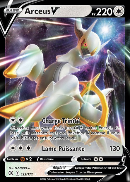 122/172 - Arceus-V - EB9 Stars etincelantes