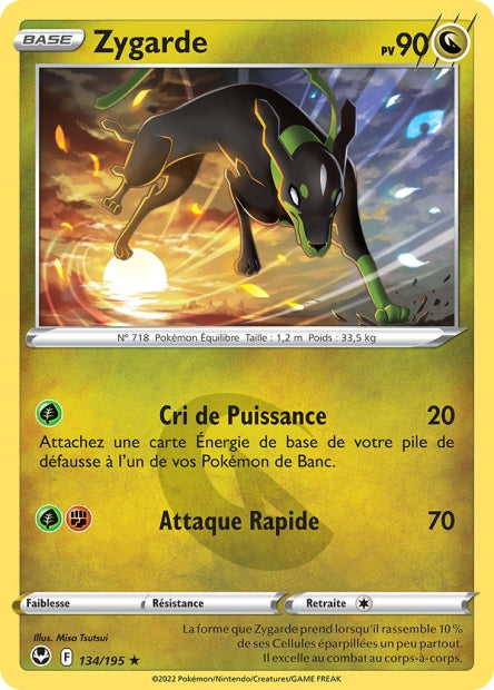 134/195 - Zygarde - EB12 Tempête Argentée