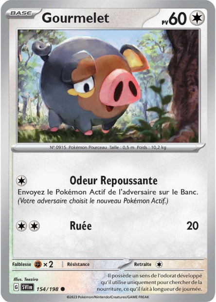 154/198 - Gourmelet - EV1 Écarlate et Violet