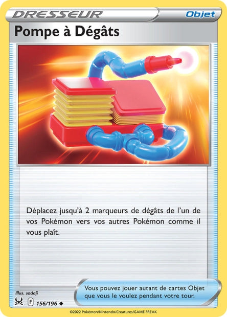 156/196 - Pompe à Dégâts - EB11 Origine Perdue