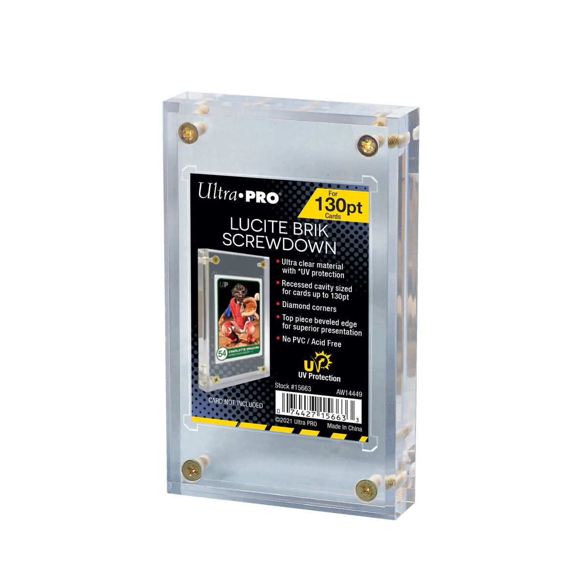 Ultra Pro - Lucite Brik UV Screwdown 130 PT