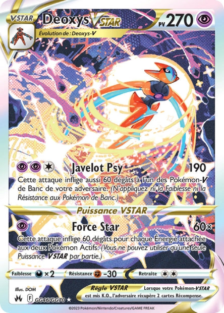 GG46/70 - Deoxys-VSTAR - EB12.5 Zénith Suprême