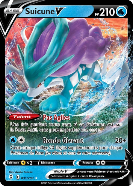 031/203 - Suicune-V - EB7 Evolution Celeste
