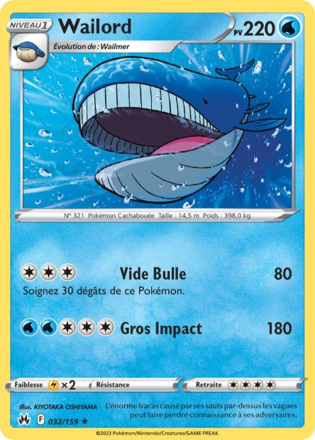 032/159 - Wailord - EB12.5 Zénith Suprême
