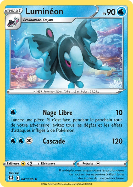 041/196 - Lumineon - EB11 Origine Perdue