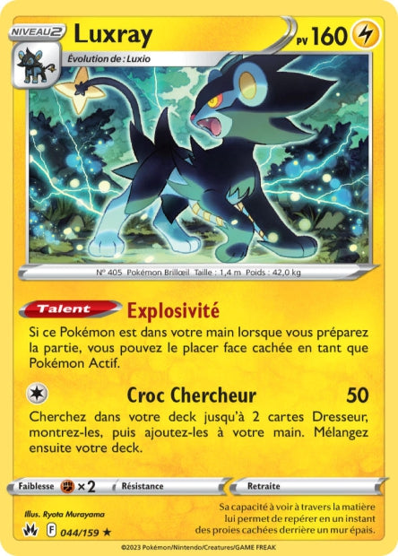 044/159 - Luxray - EB12.5 Zénith Suprême