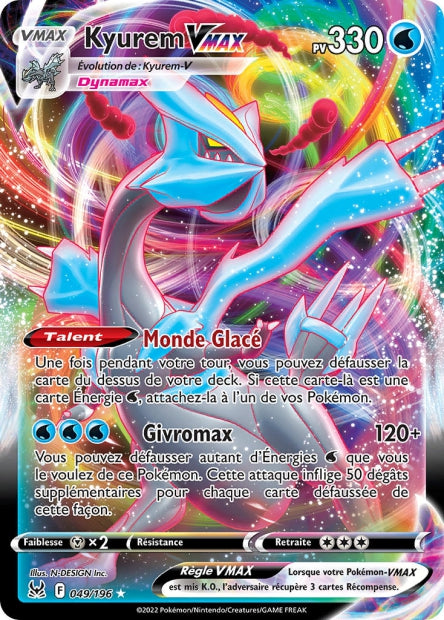 049/196 - Kyurem VMAX - EB11 Origine Perdue