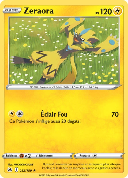 052/159 - Zeraora - EB12.5 Zénith Suprême