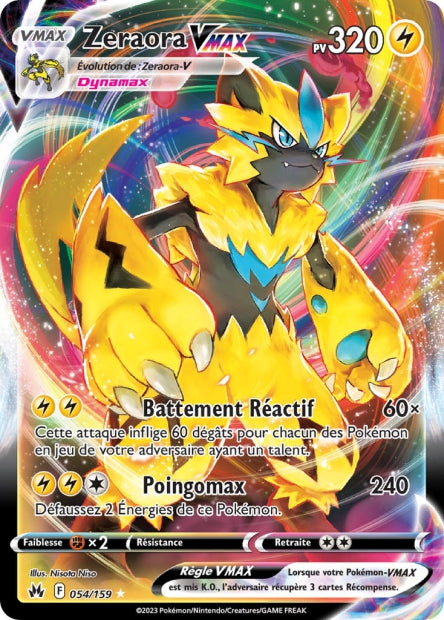 054/159 - Zeraora-VMAX - EB12.5 Zénith Suprême