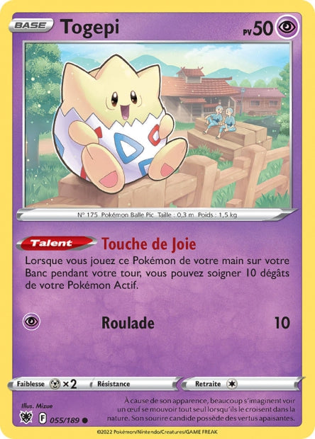 055/189 - Togepi - EB10 Astres Radieux