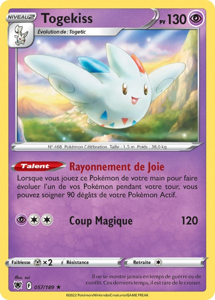 057/189 - Togekiss - EB10 Astres Radieux