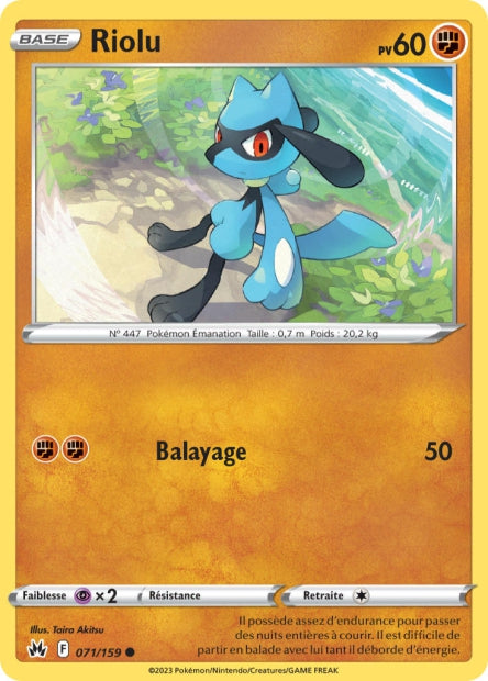071/159 - Riolu - EB12.5 Zénith Suprême