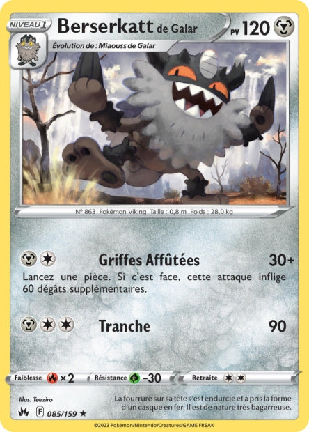 085/159 - Berserkatt de Galar - EB12.5 Zénith Suprême