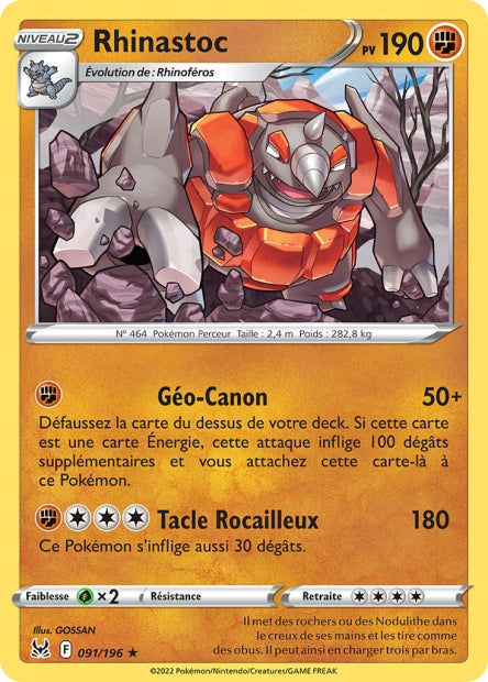 091/196 - Rhinastoc - EB11 Origine Perdue