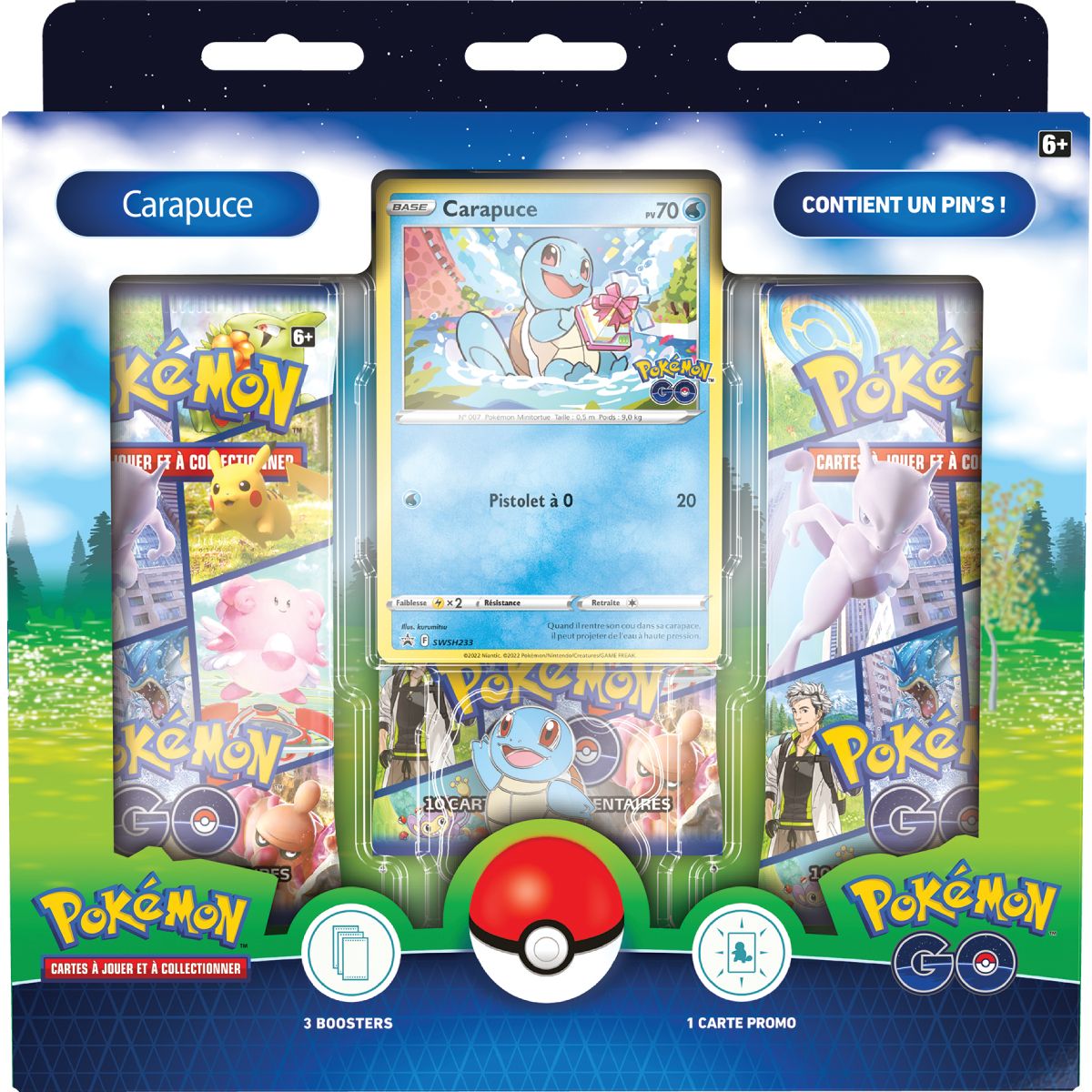 Coffret Tripack - Pokémon GO Carapuce 🇫🇷