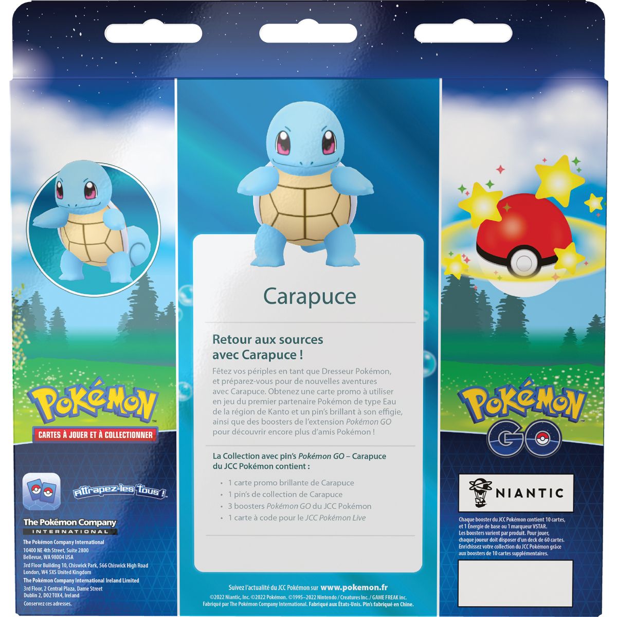 Coffret Tripack - Pokémon GO Carapuce 🇫🇷