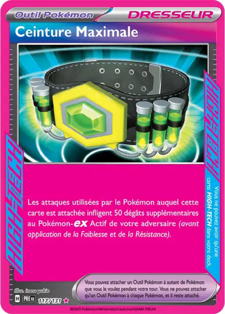 117/131 - Ceinture Maximale - EV8.5 Évolutions Prismatiques