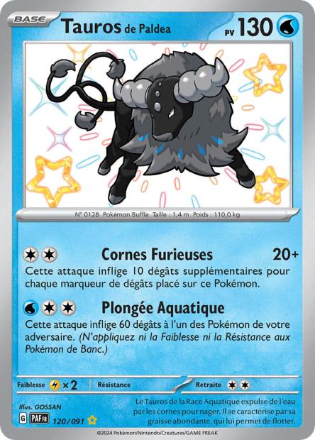 120/91 - Tauros de Paldéa - EV4.5 Destinées de Paldea