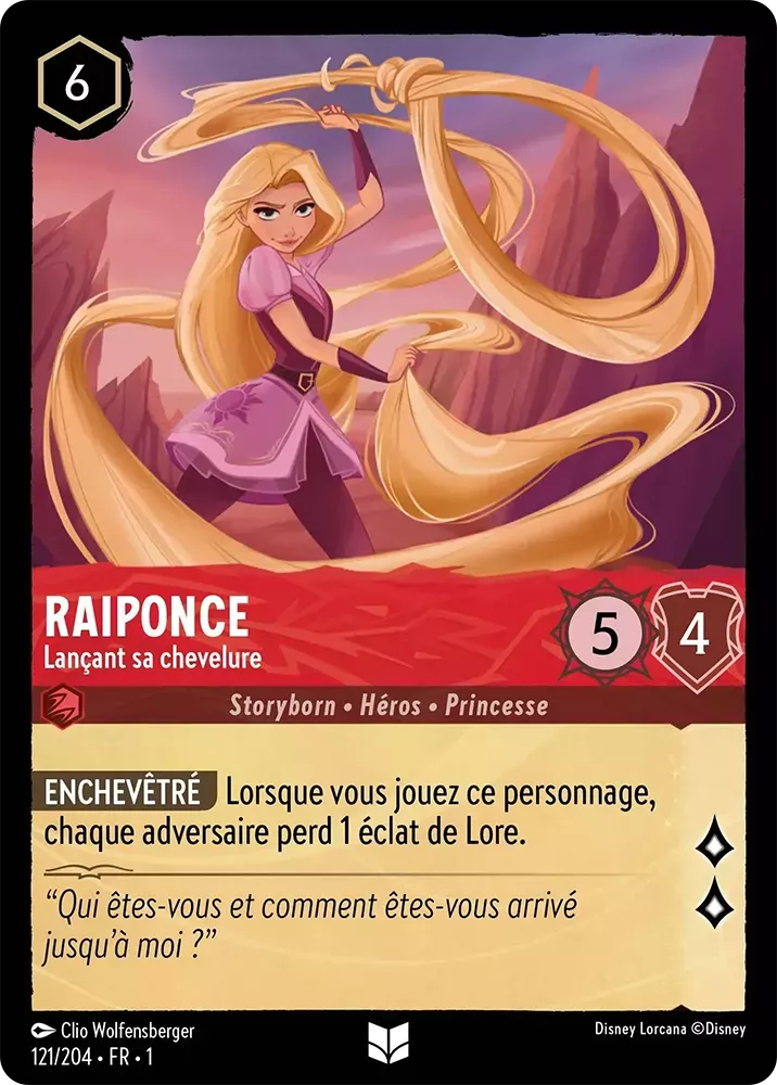 121/204 - Raiponce - Lorcana : Premier Chapitre