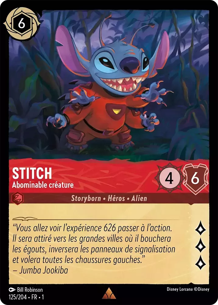 125/204 - Stitch - Lorcana : Premier Chapitre