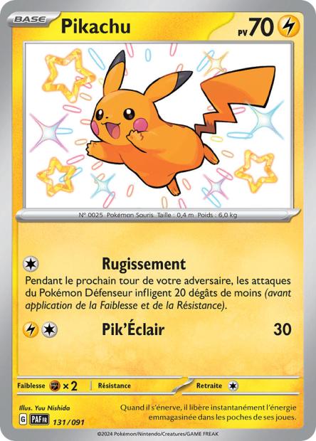 131/91 - Pikachu - EV4.5 Destinées de Paldea