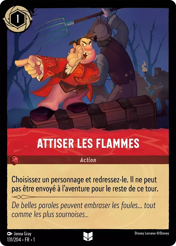 131/204 - Attiser les flammes - Lorcana : Premier Chapitre