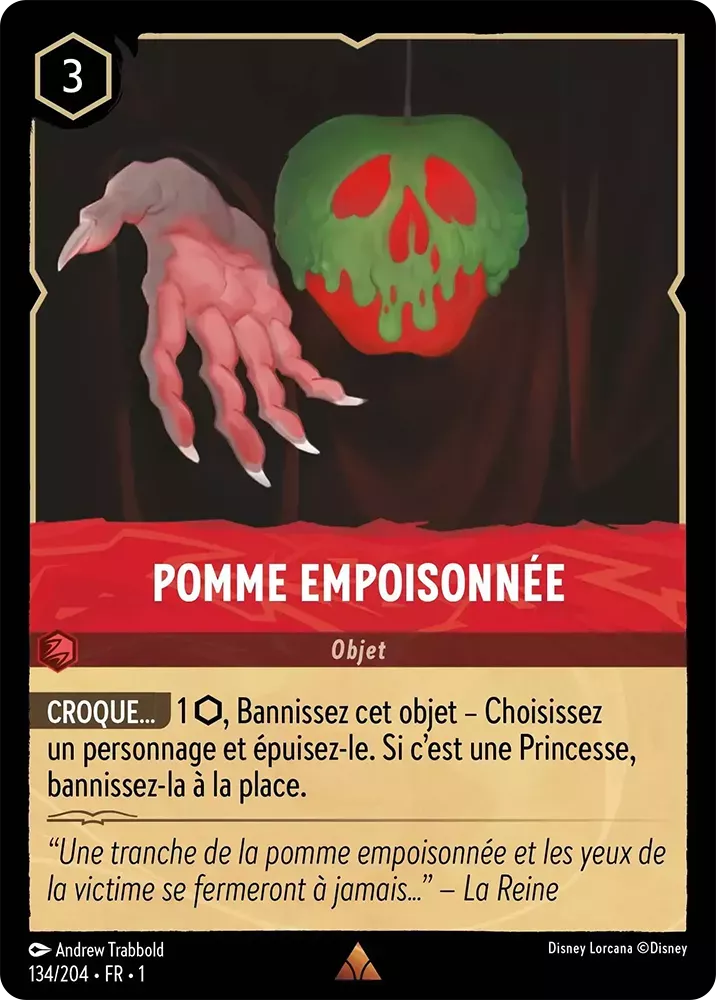 134/204 - Pomme empoisonnée - Lorcana : Premier Chapitre