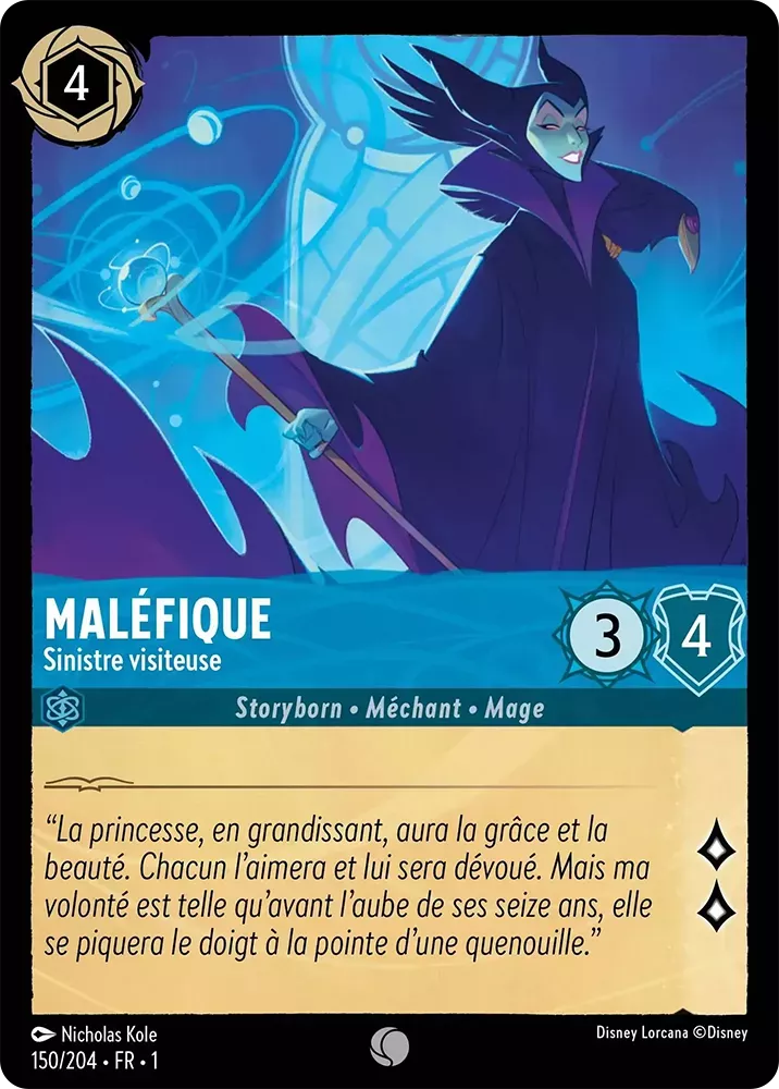 150/204 - Maléfique - Lorcana : Premier Chapitre