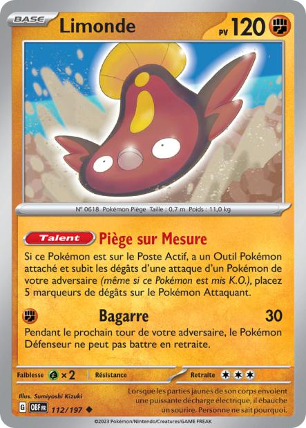 112/197 - Limonde - EV03 Flammes Obsidiennes