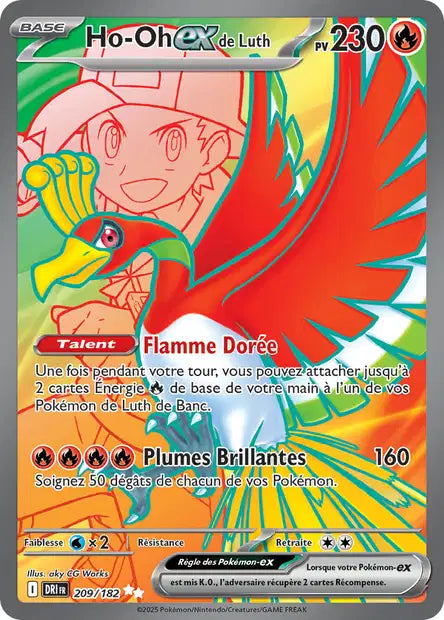 209/182 - Ho-Oh ex de Luth - EV10 Rivalités Destinées
