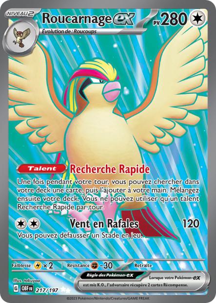 217/197 - Roucarnage ex - EV03 Flammes obsidiennes