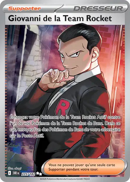 225/182 - Giovanni de la Team Rocket - EV10 Rivalités Destinées