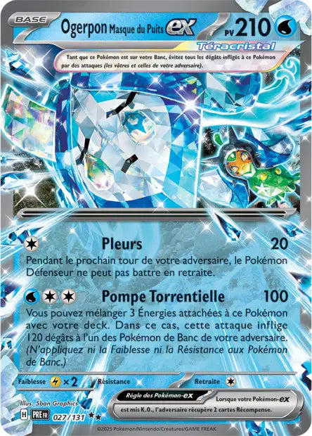 027/131 - Ogerpon Masque du Puits ex - EV8.5 Évolutions Prismatiques