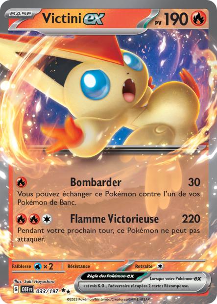 033/197 - Victini ex - EV03 Flammes Obsidiennes