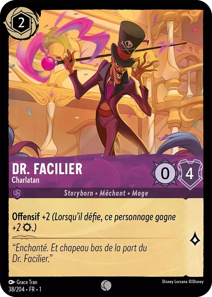 038/204 - Dr. Facilier - Lorcana : Premier Chapitre