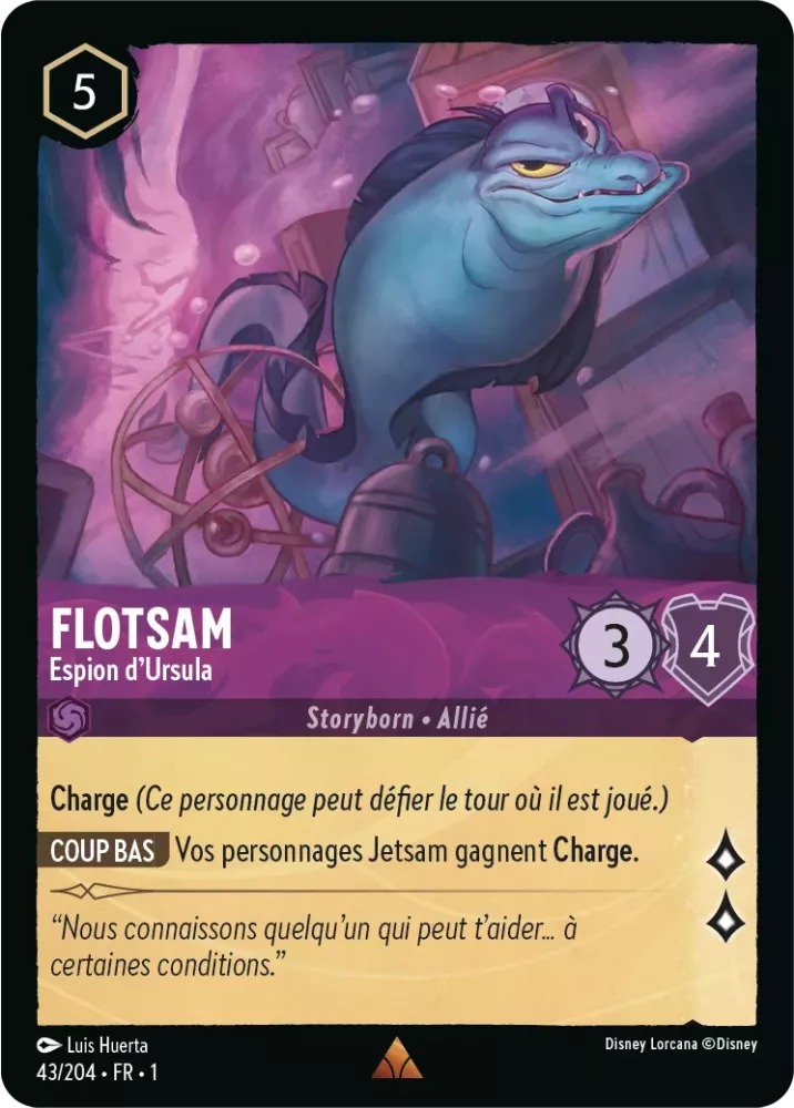 043/204 - Flotsam - Lorcana : Premier Chapitre