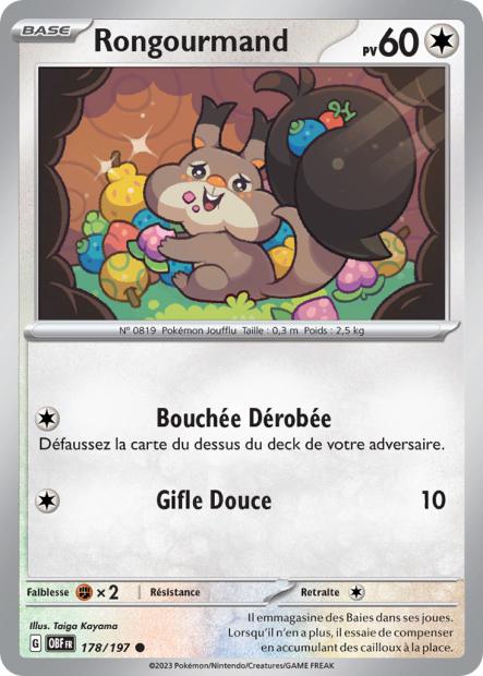 178/197 - Rongourmand - EV03 Flammes Obsidiennes