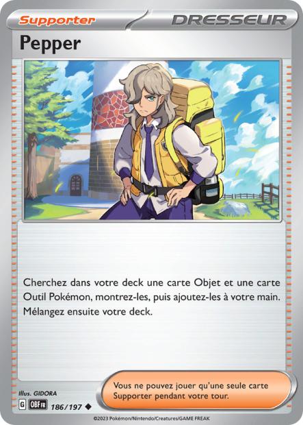 186/197 - Pepper - EV03 Flammes Obsidiennes