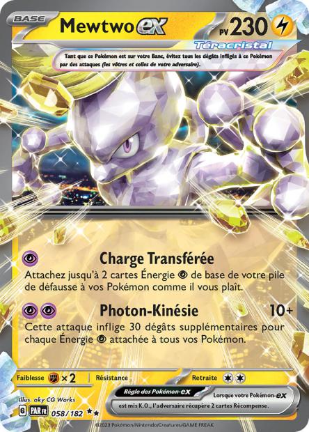 058/182 - Mewtwo ex - EV4 Faille Paradoxe