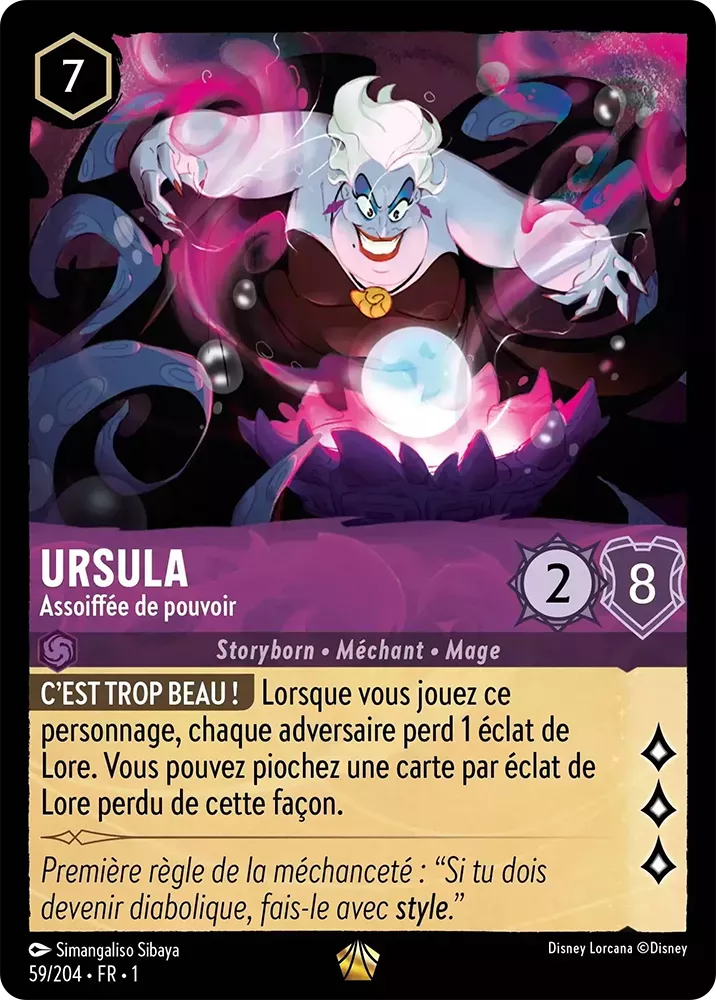 059/204 - Ursula - Lorcana : Premier Chapitre