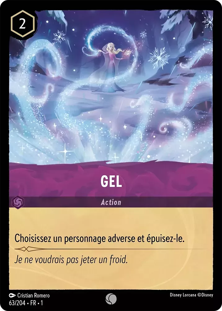 063/204 - Gel - Lorcana : Premier Chapitre