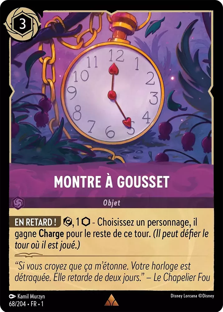 068/204 - Montre à gousset - Lorcana : Premier Chapitre